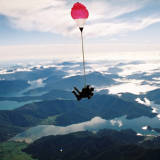Skydiving ove Marlorough, New Zealand