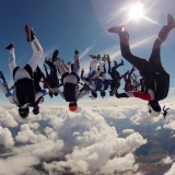 Beautiful sight over Skydive Spain