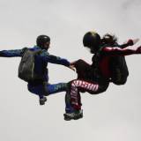 Debi learning to sitfly @ Skydive Miami