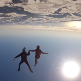 Headdown over Skydive Skane