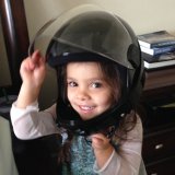 Loving mommy s helmet
