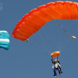 Open parachute
