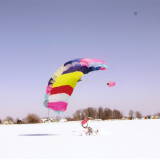 snowy landing