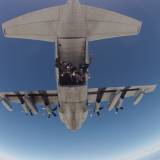 C-130 poised exit