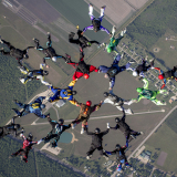 Skydivers Over Sixty Texas State Record 21-Way