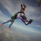 Learning formation skydiving