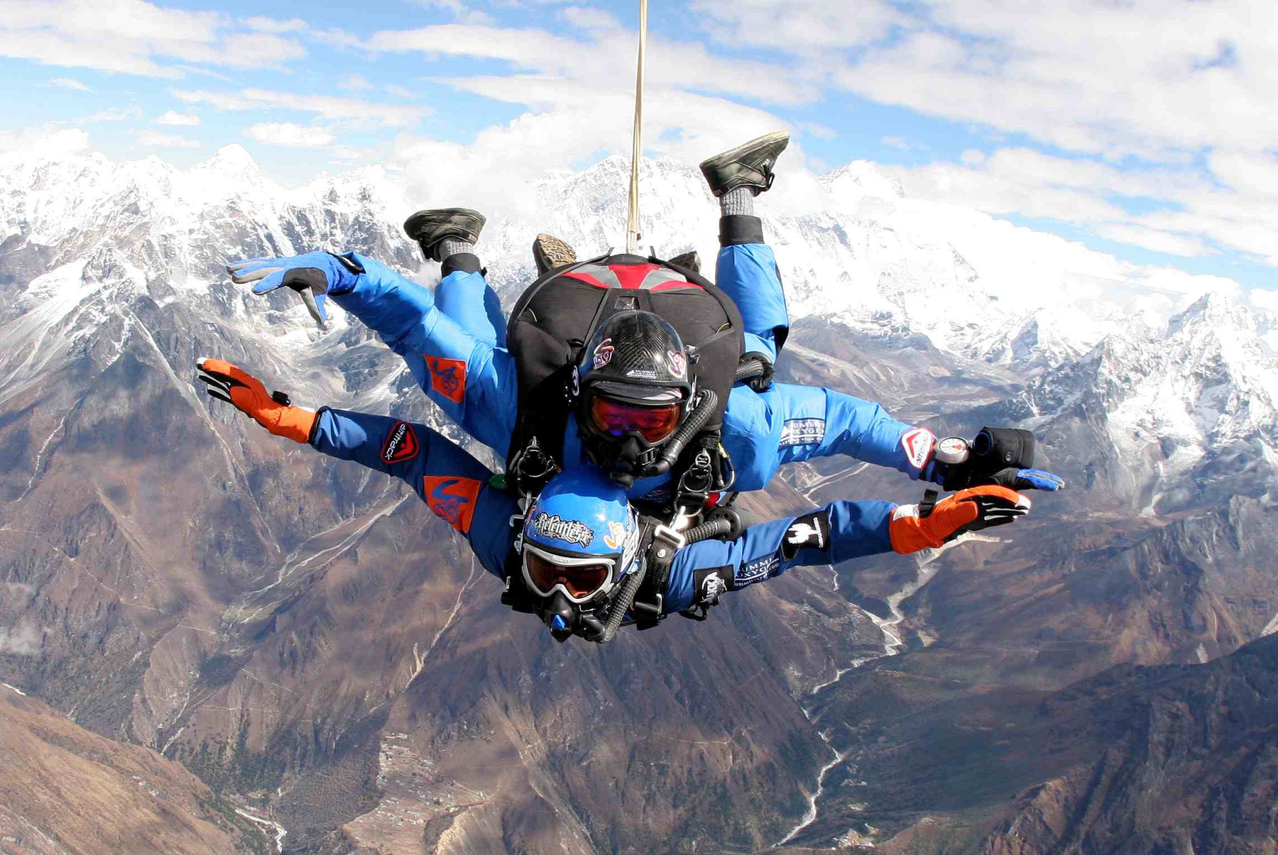 Top adventure. Скайдайвинг. Skydiving over Everest. Дропзона. Фото путешествие парашют Марокко иконка.